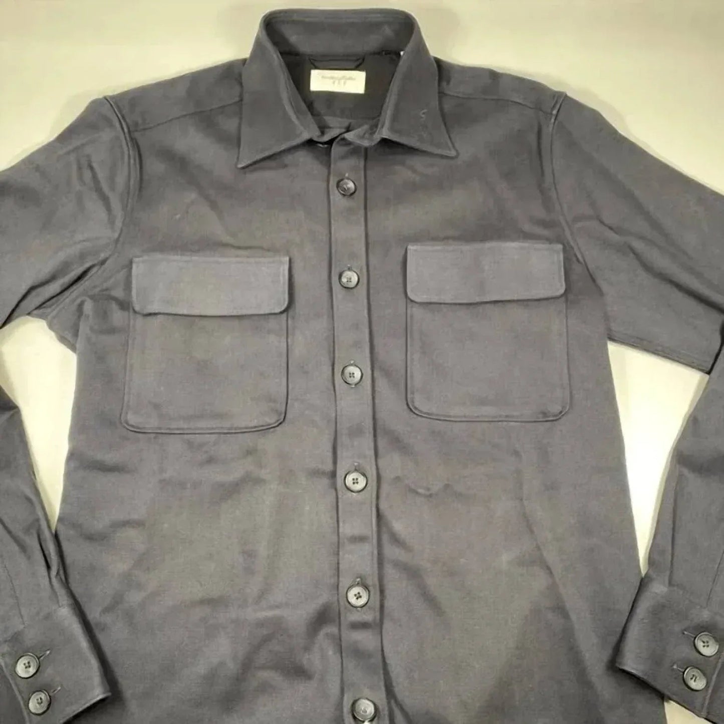 Men's Flap Pockets Button-up Shirt