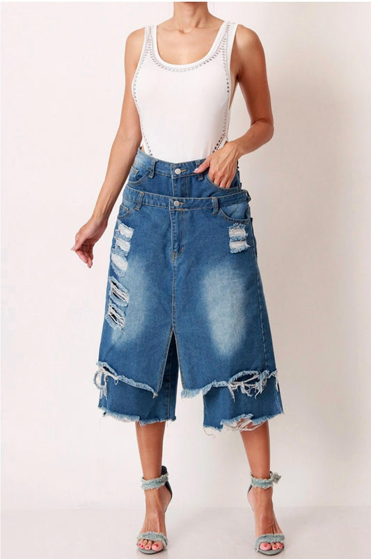 Double Take Denim Jorts