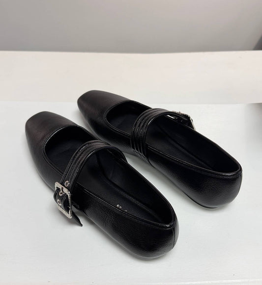 Women's Maggie Buckle Strap Mary Jane Flats