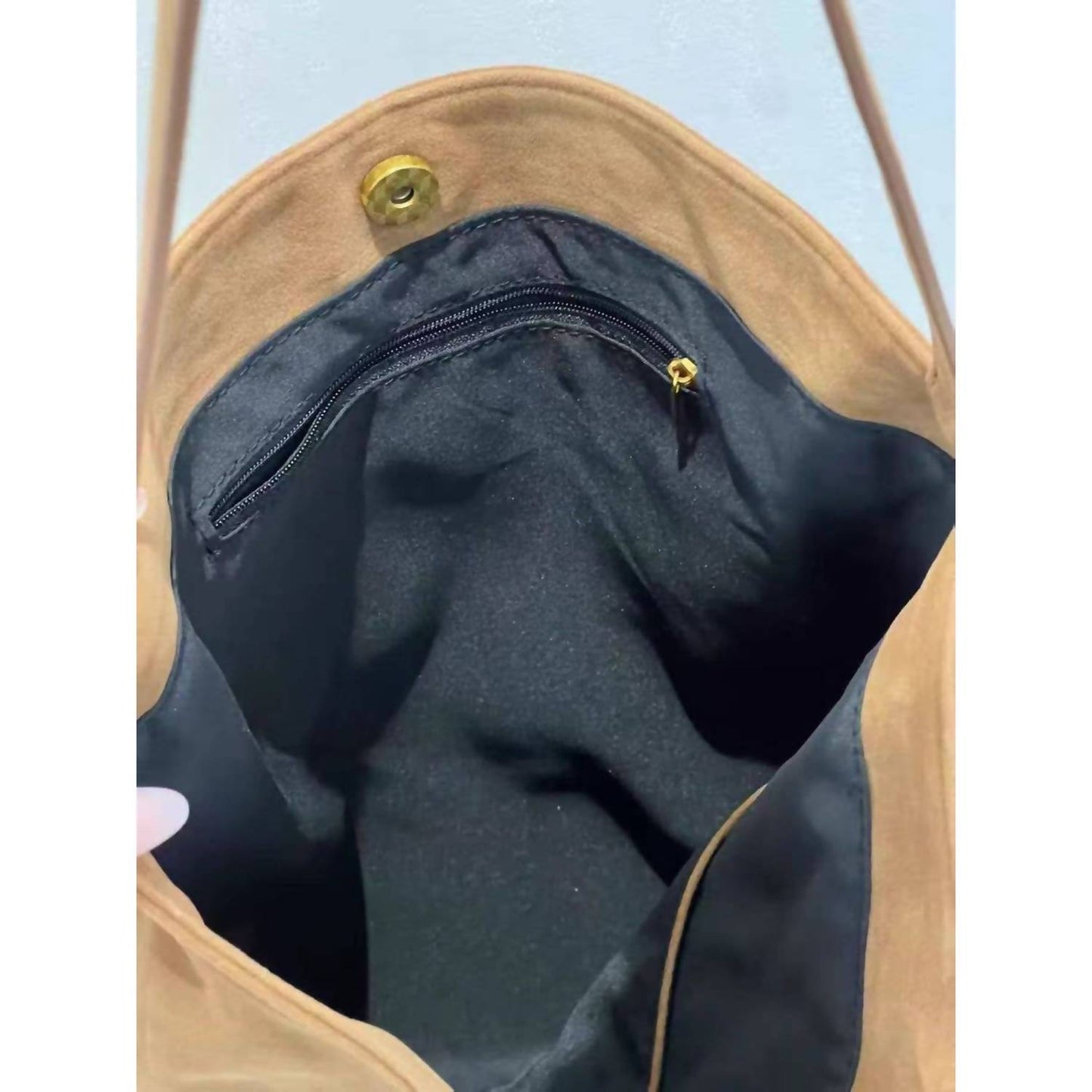 Boho-Schultertasche für Damen mit Stickerei