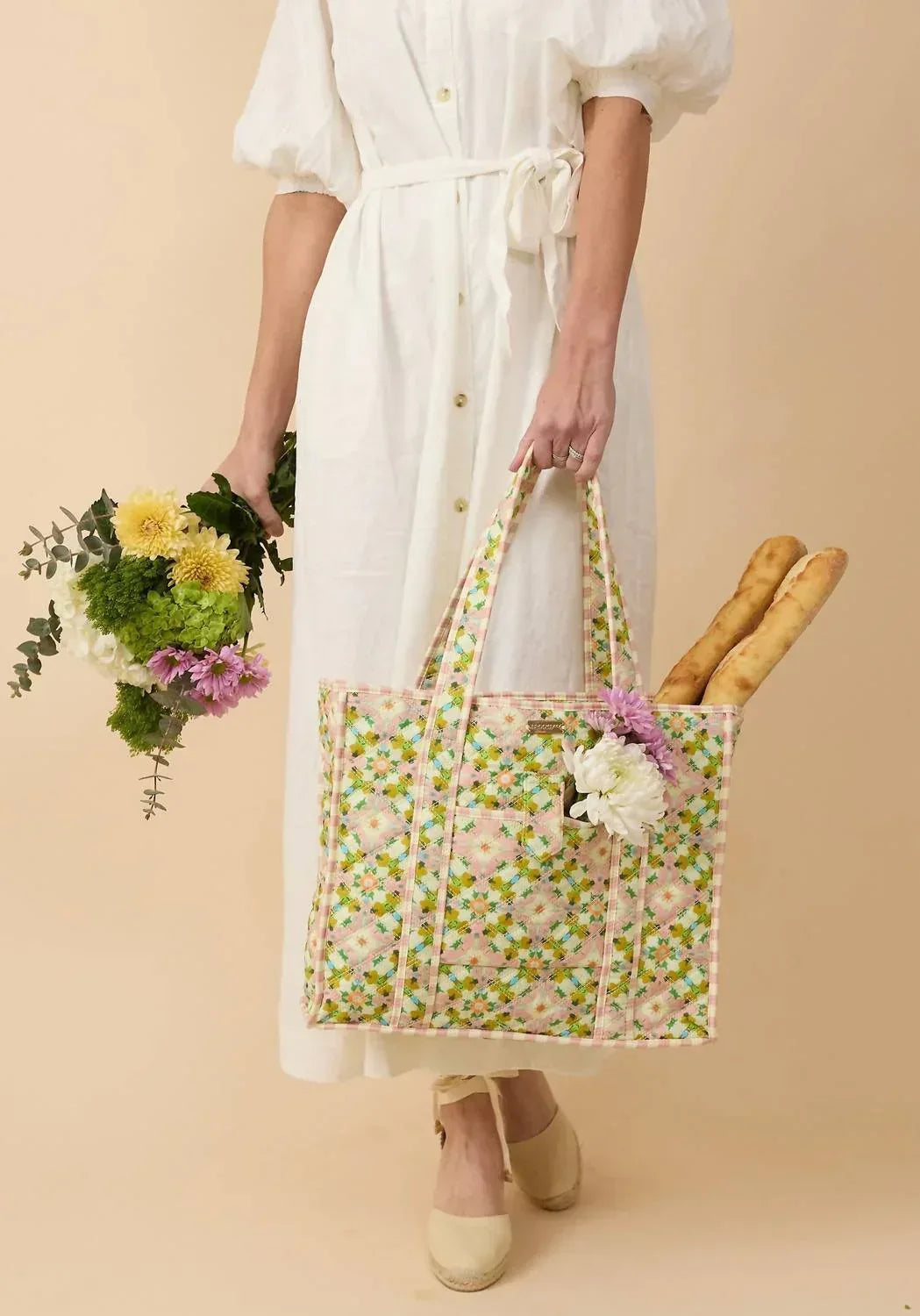 On The Road Quilted Tote