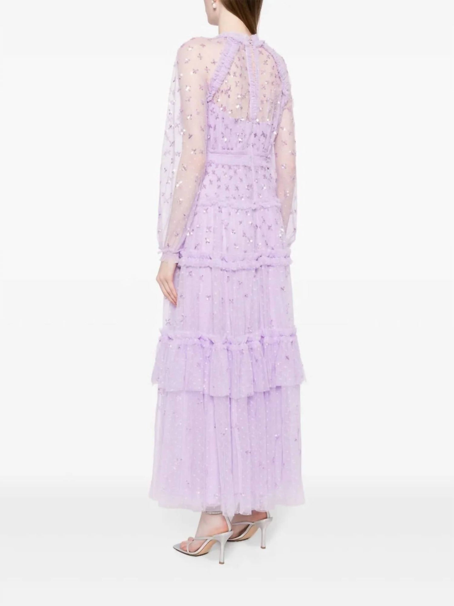 Pailletten-Kuss-Knöchelkleid