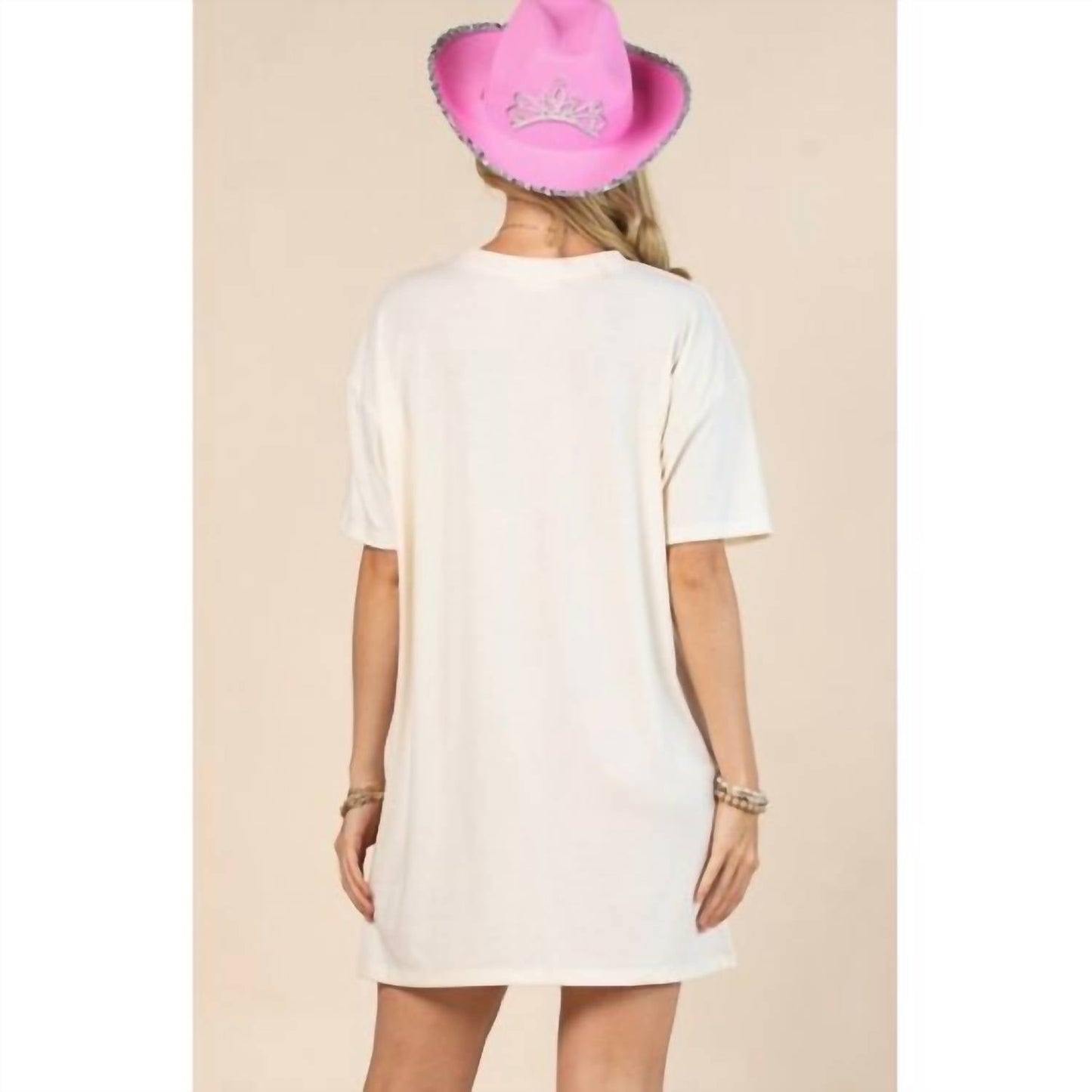 Long Live Cowboys Rodeo Grafik-T-Shirt-Kleid