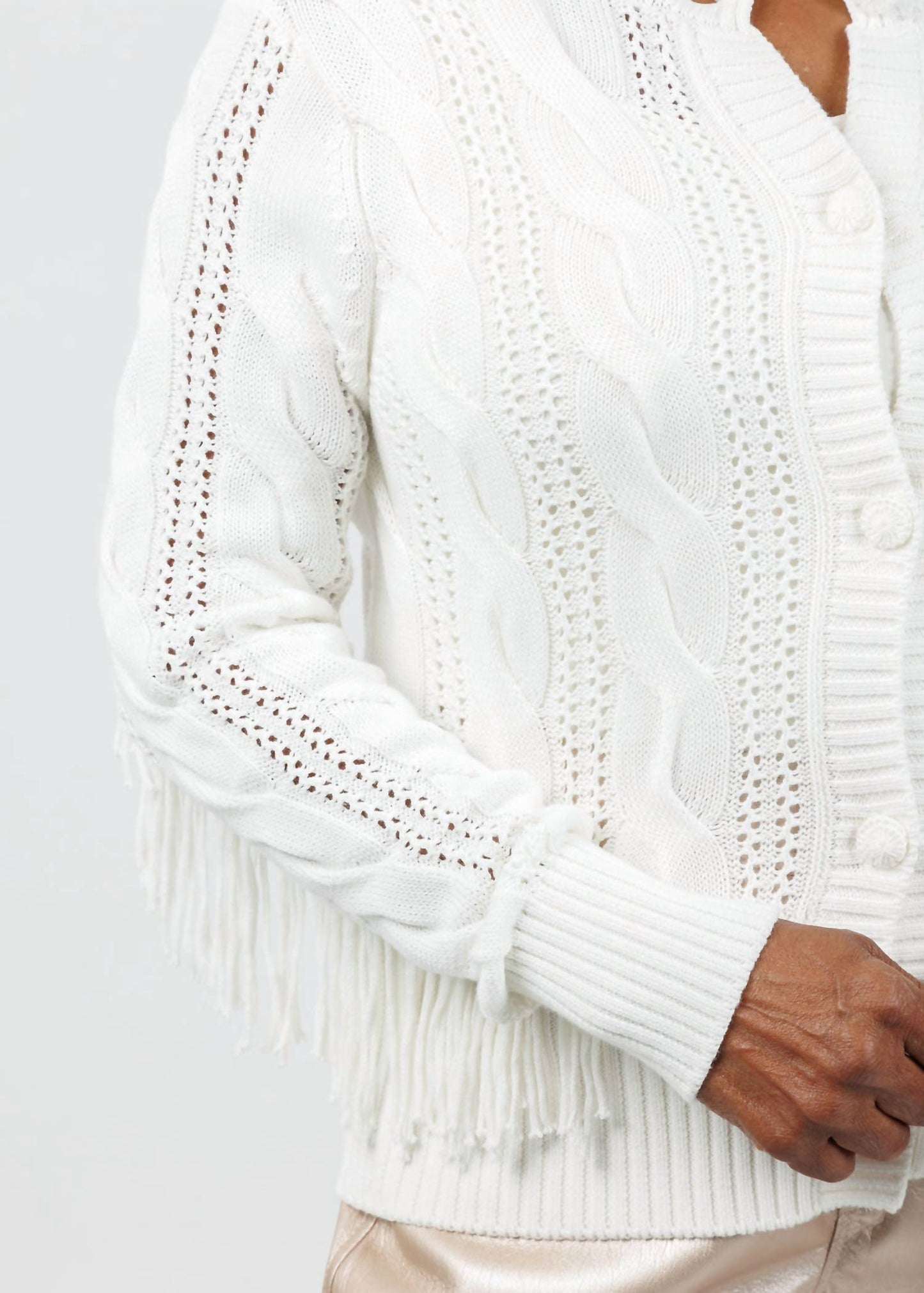 Fransen-Cardigan Hazel