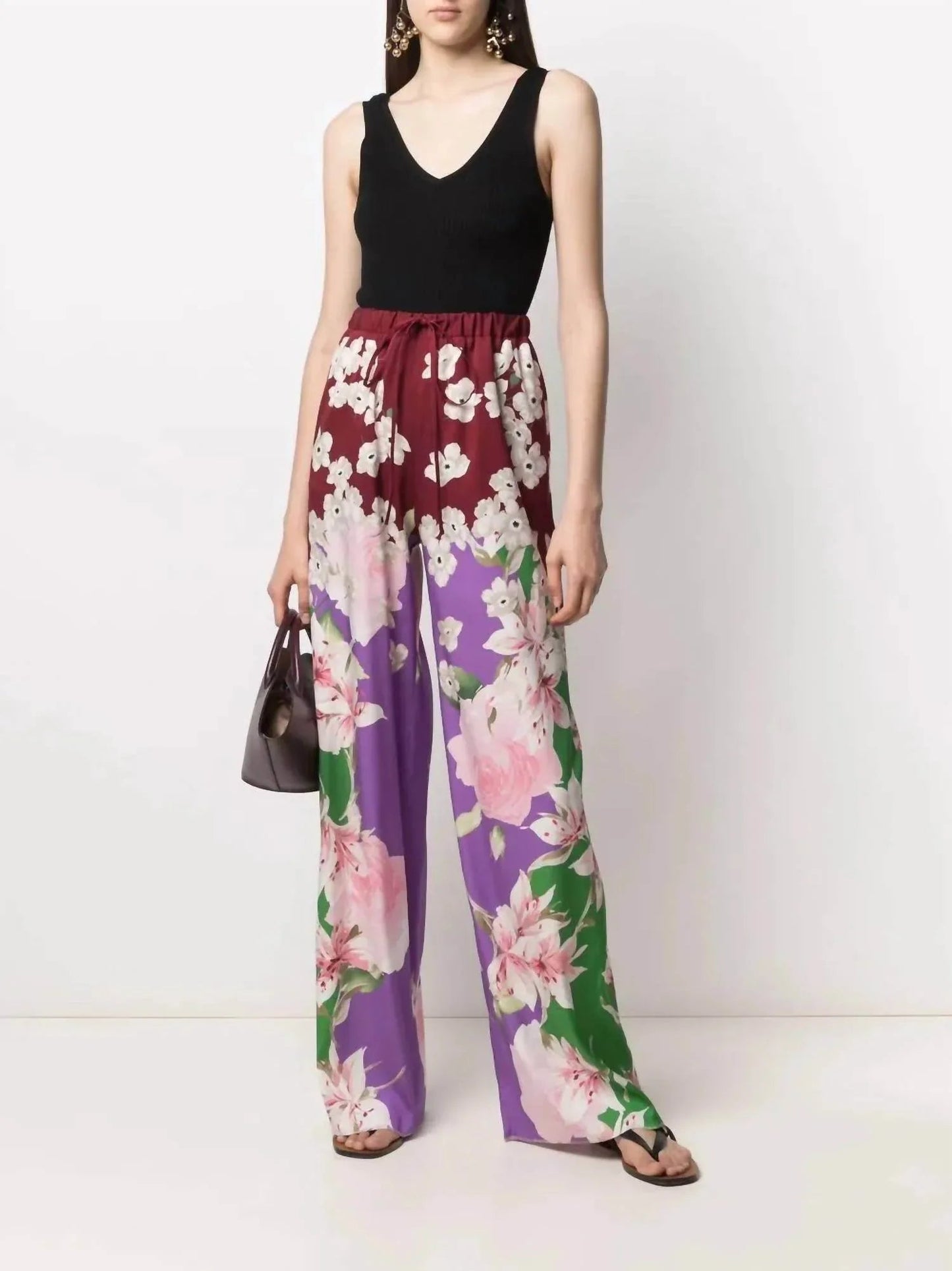 Floral Print Pants