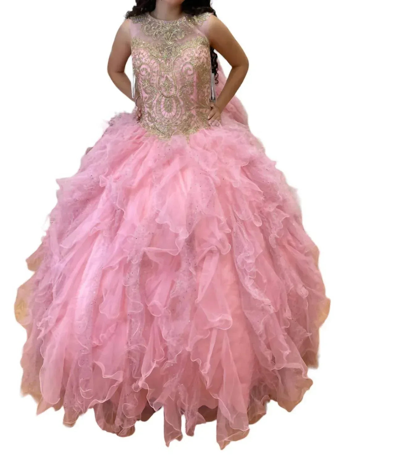 Sleeveless Quinceañera Dress