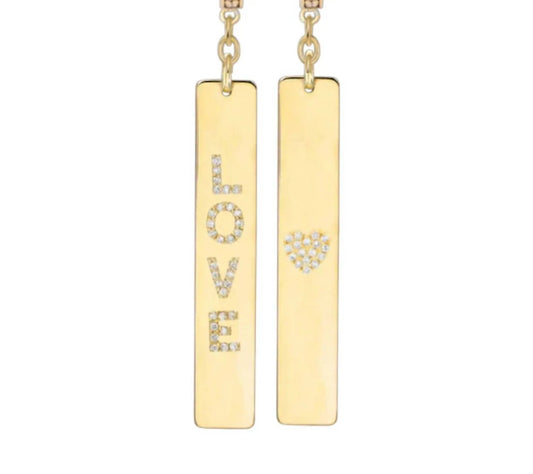 Women's Love Tag Memento Charm