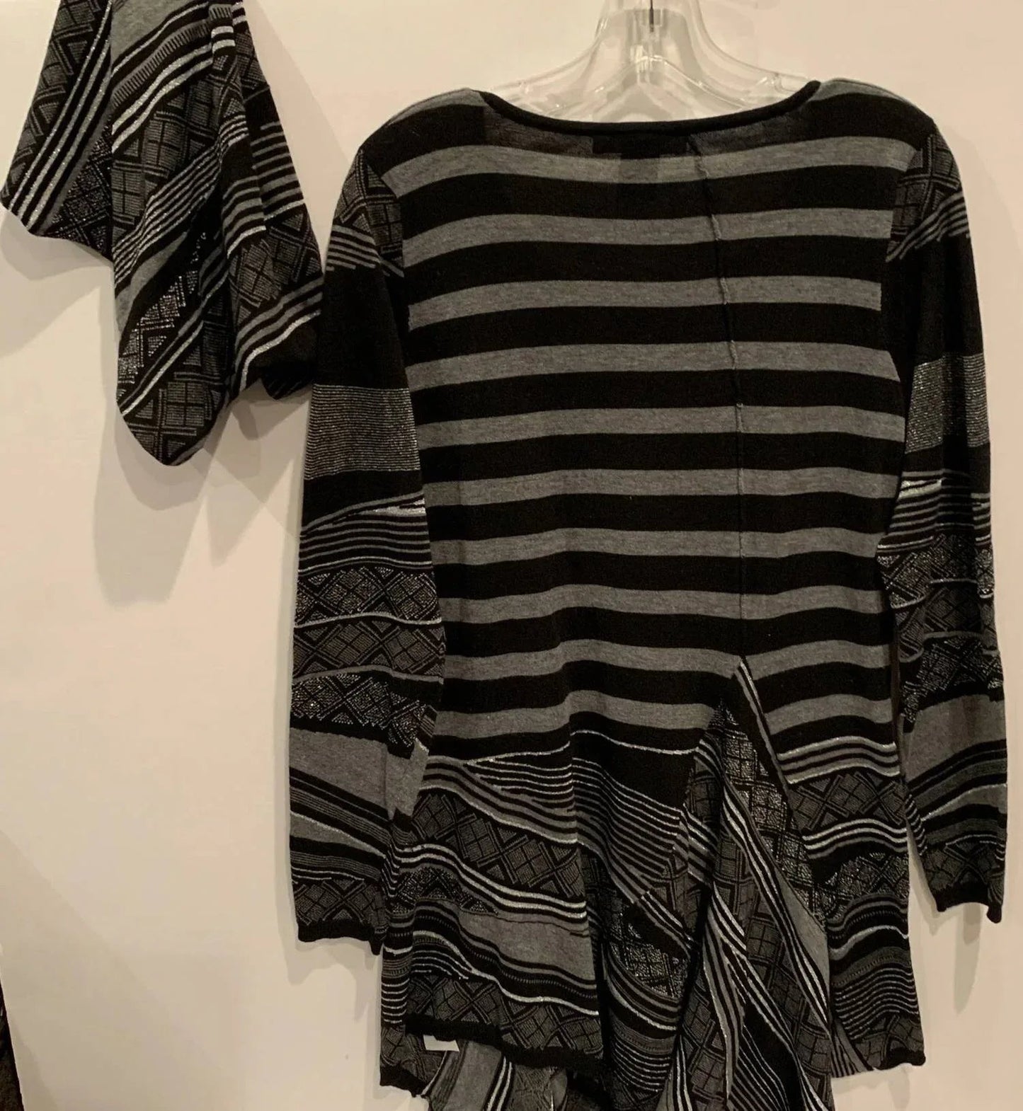 Women's Long Sleeve Tunic With Scarf