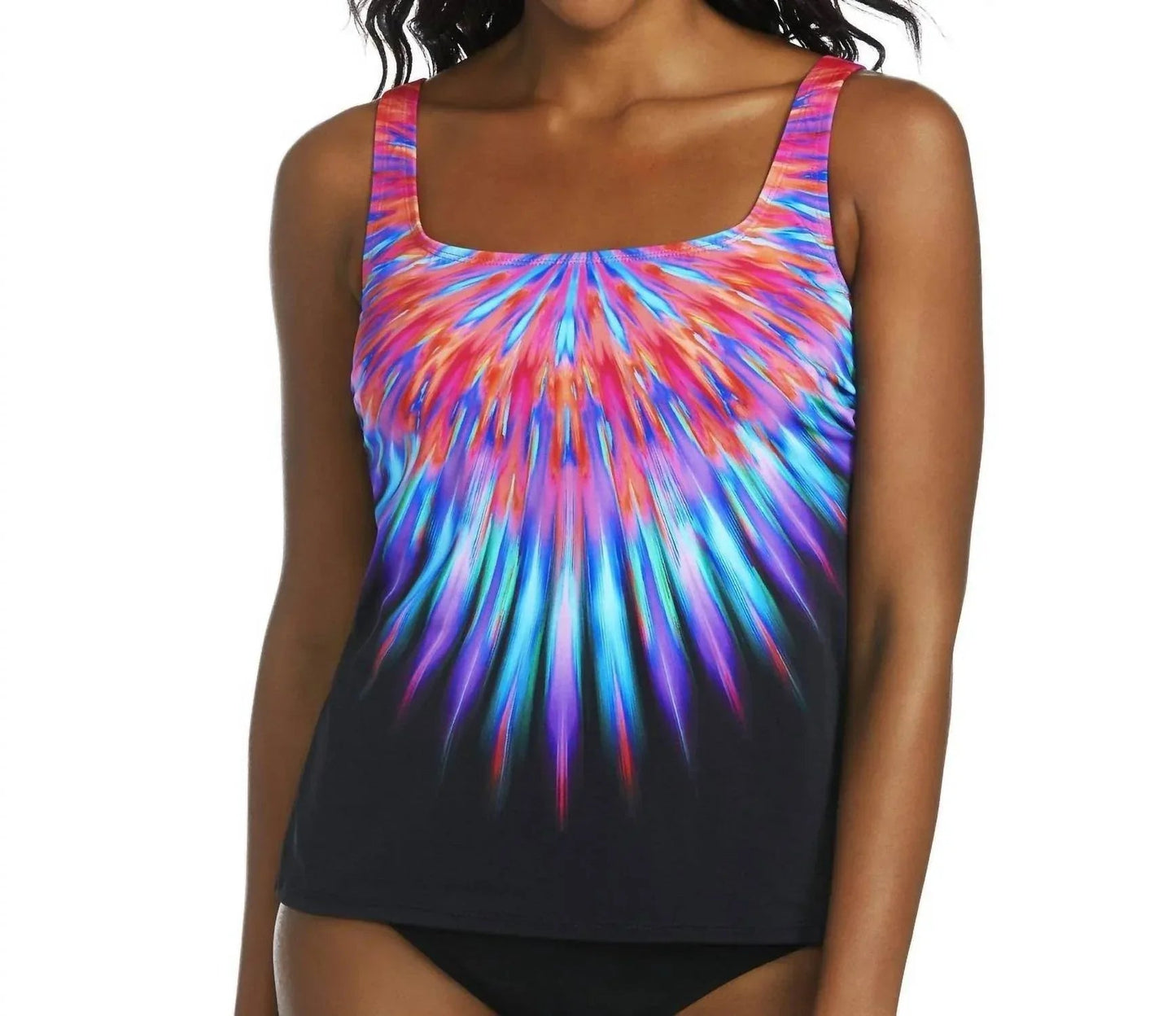 Birds Of A Feather Tankini-Oberteil mit quadratischem Ausschnitt