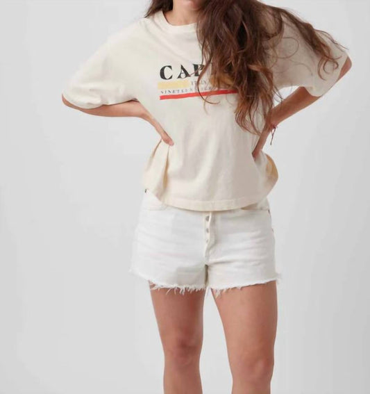 Damen Capri Boyfriend T-Shirt