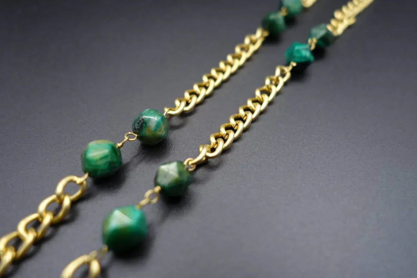 Women's Emerald Sunglasses Chain