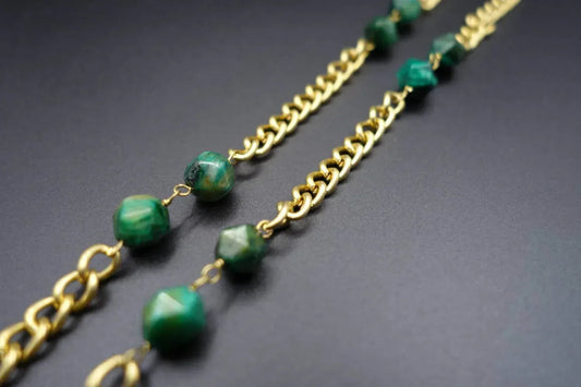 Women's Emerald Sunglasses Chain
