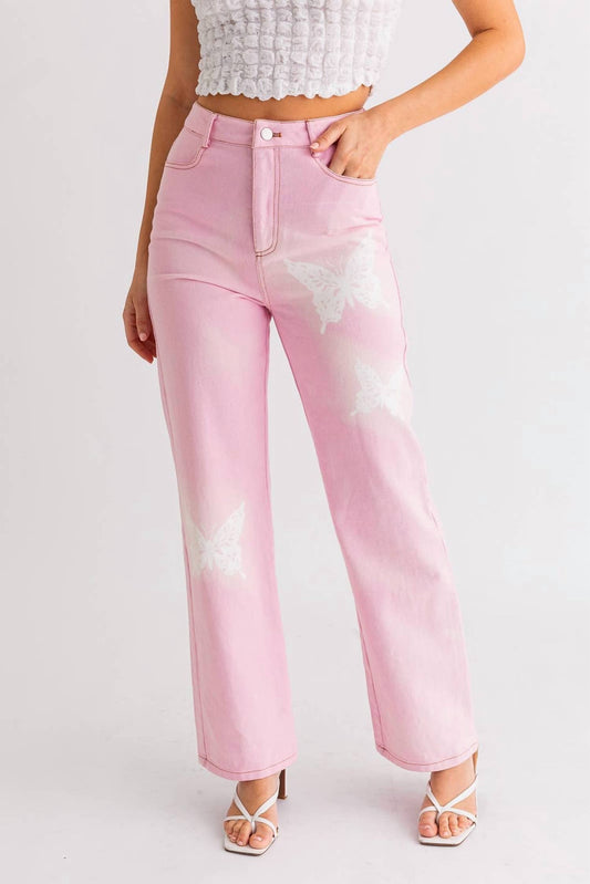 High-Waist Schmetterlingshose