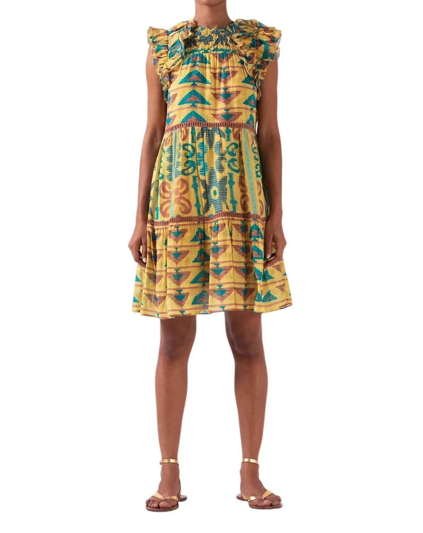OLGA MINI TIERED DRESS