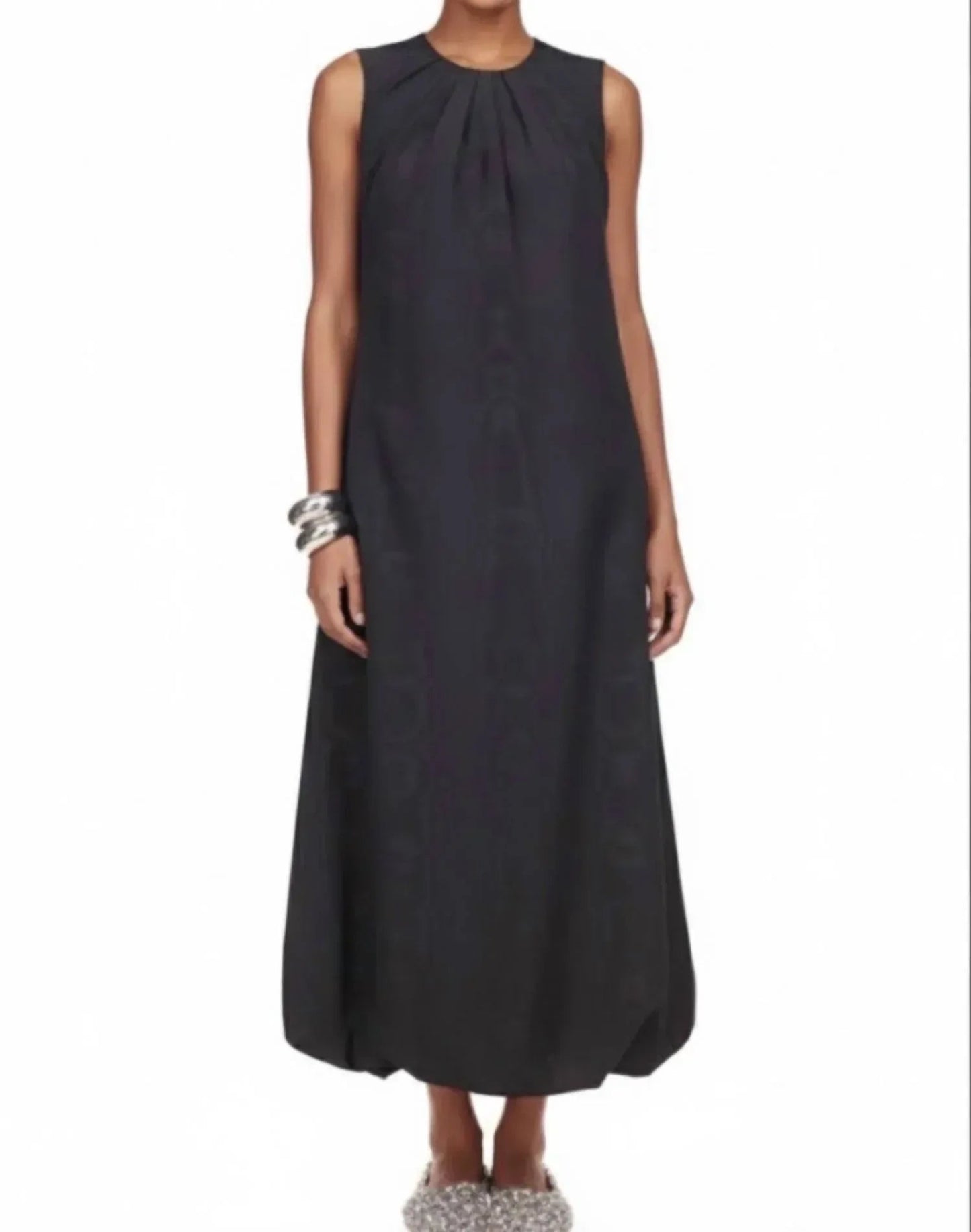 Bubble Sheath Midi Dress