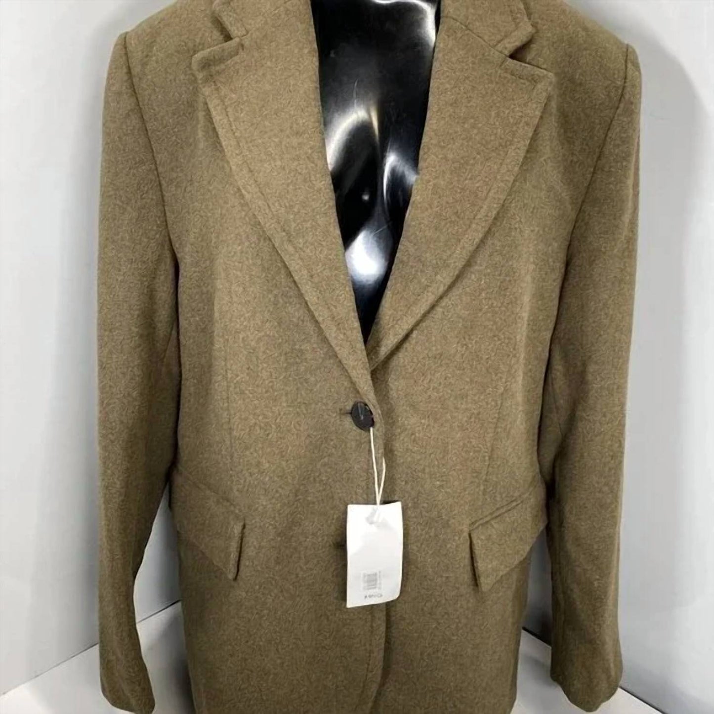 Damenblazer mit Reverskragen und 2 Knöpfen