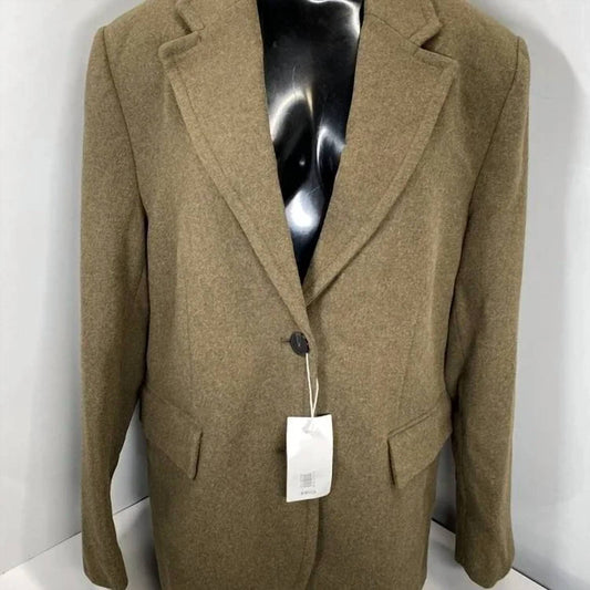 Damenblazer mit Reverskragen und 2 Knöpfen