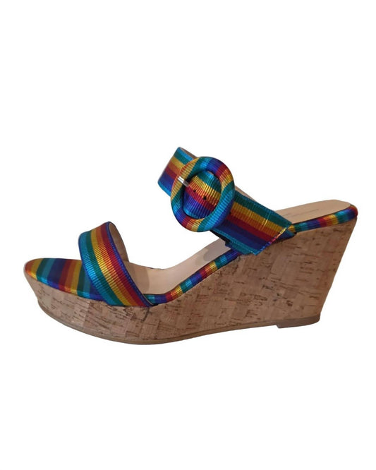 Women's Jacquard Wedge Sandal