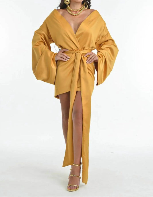 Wickelkleid „Goldene Kaiserin“