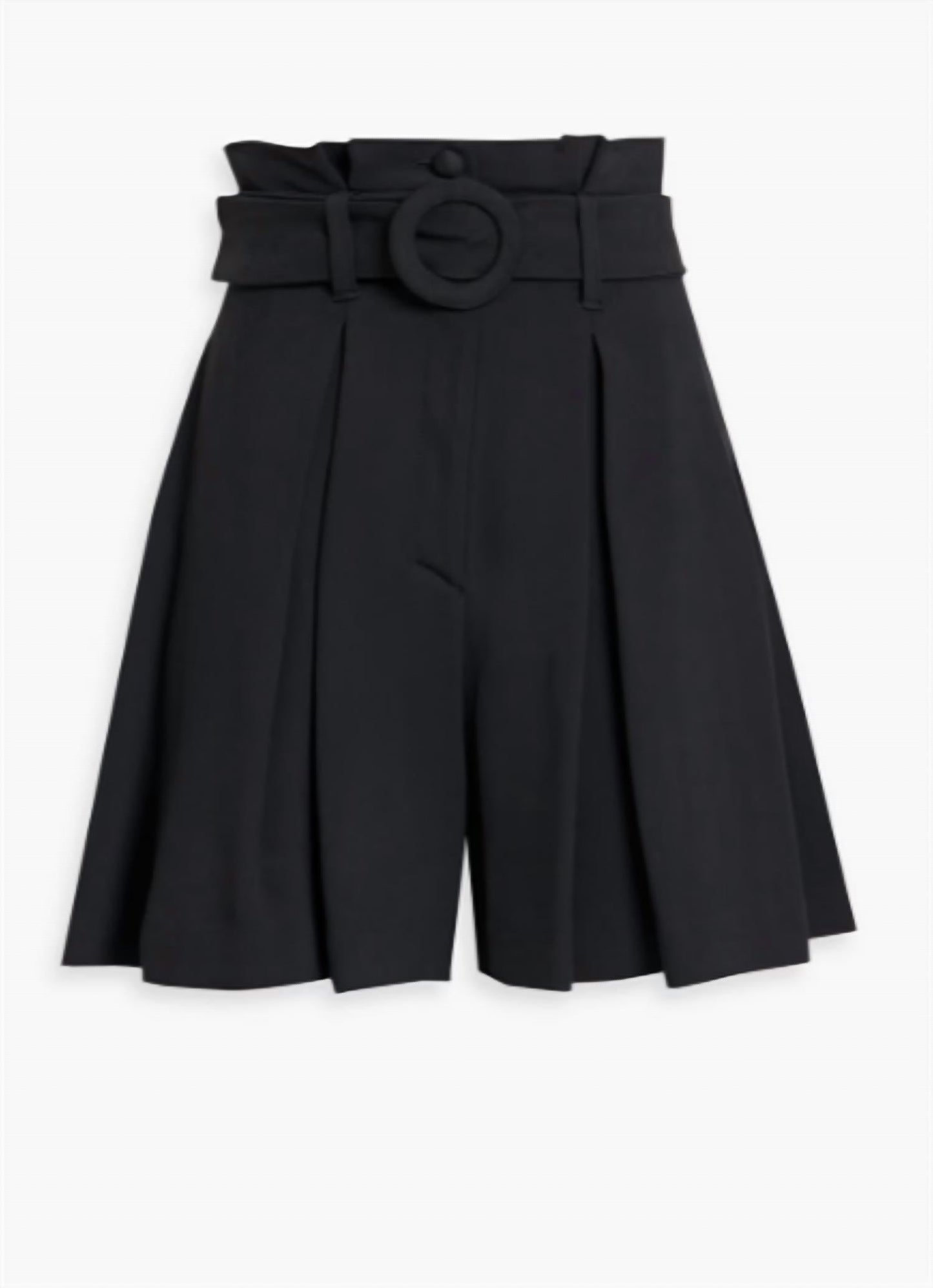 Shorts aus gekreuztem Falten-Twill aus Seidenmischung