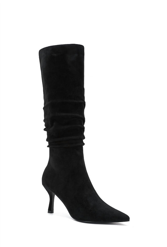 Women's Pointed Toe Suede Boot