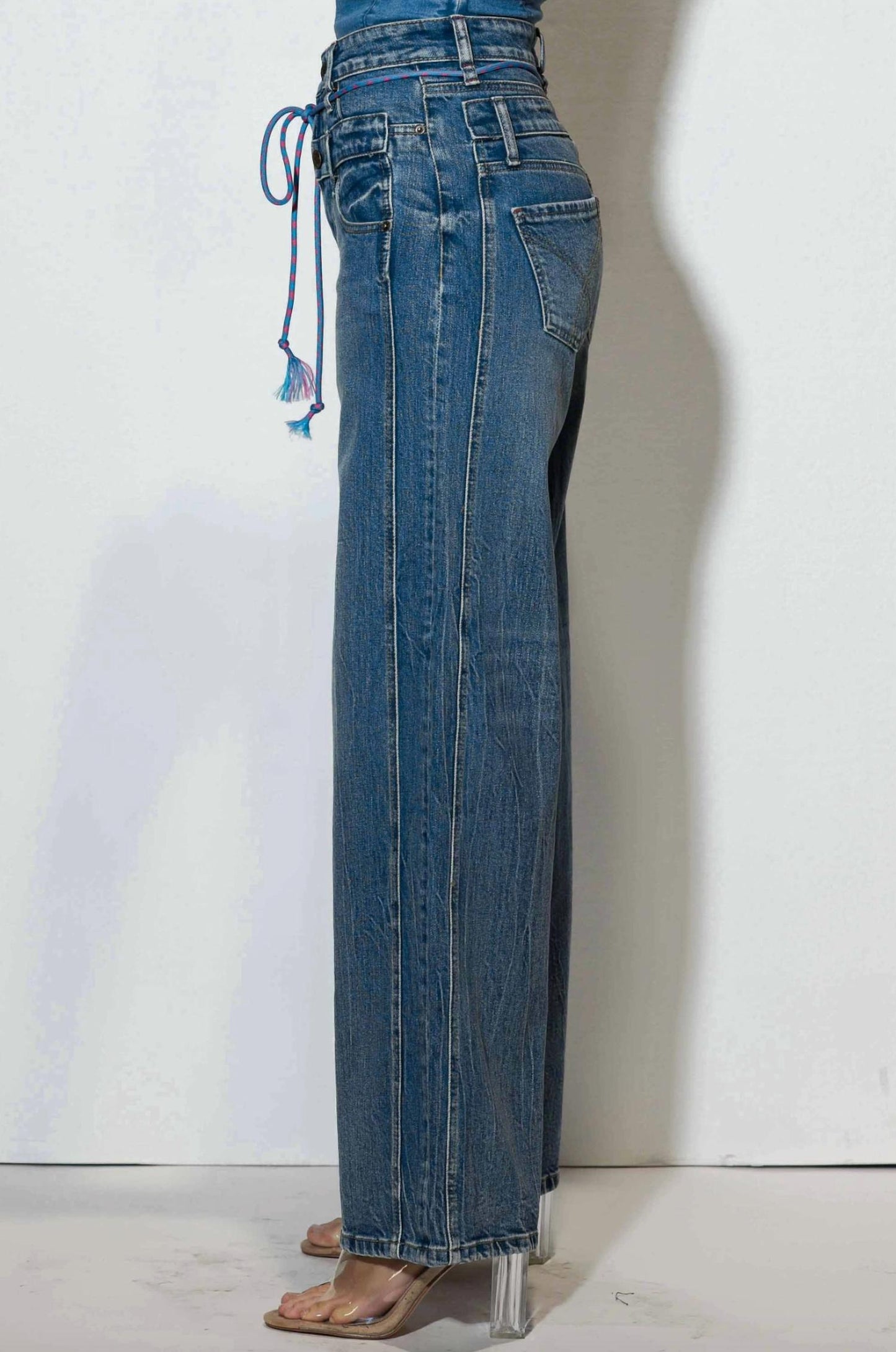 Doppelbund-Jeans