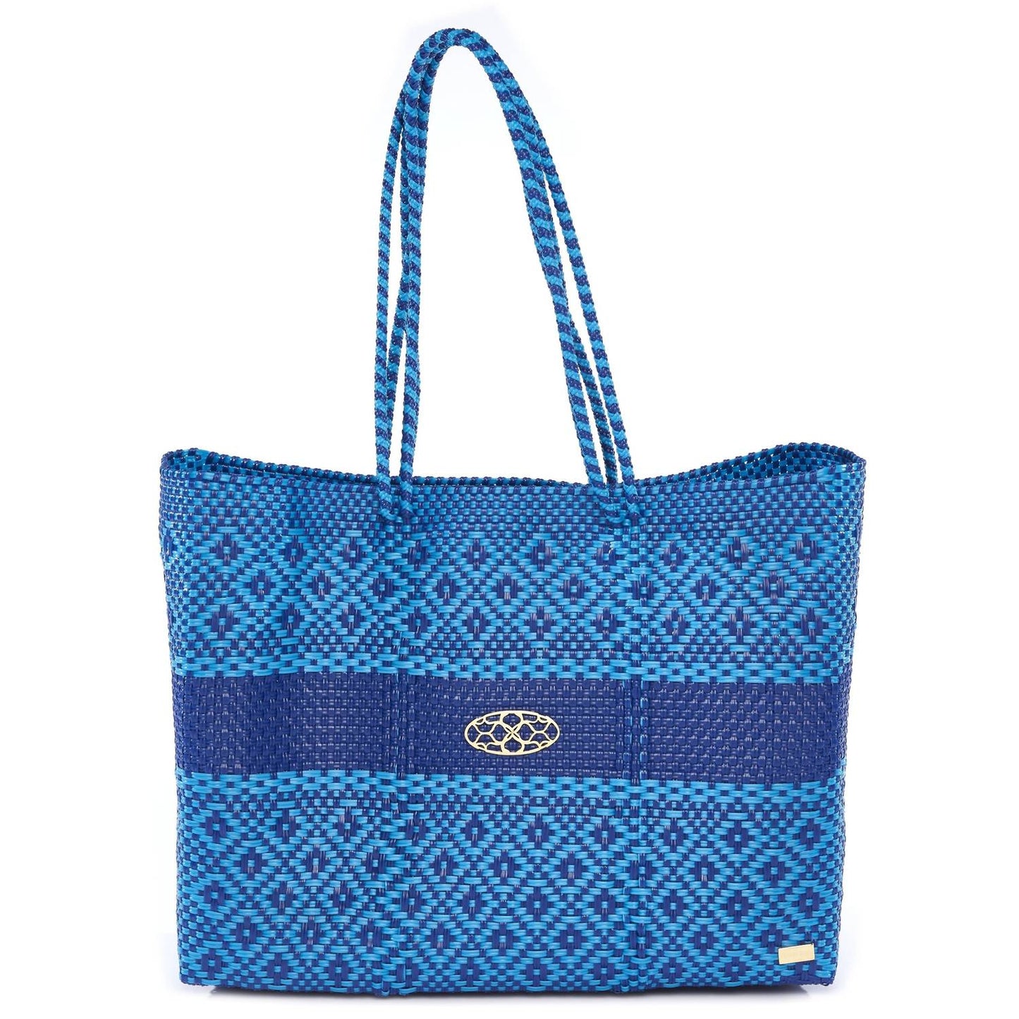 Damen Reise Handgemachte Aztec Streifen Tragetasche mit Clutch