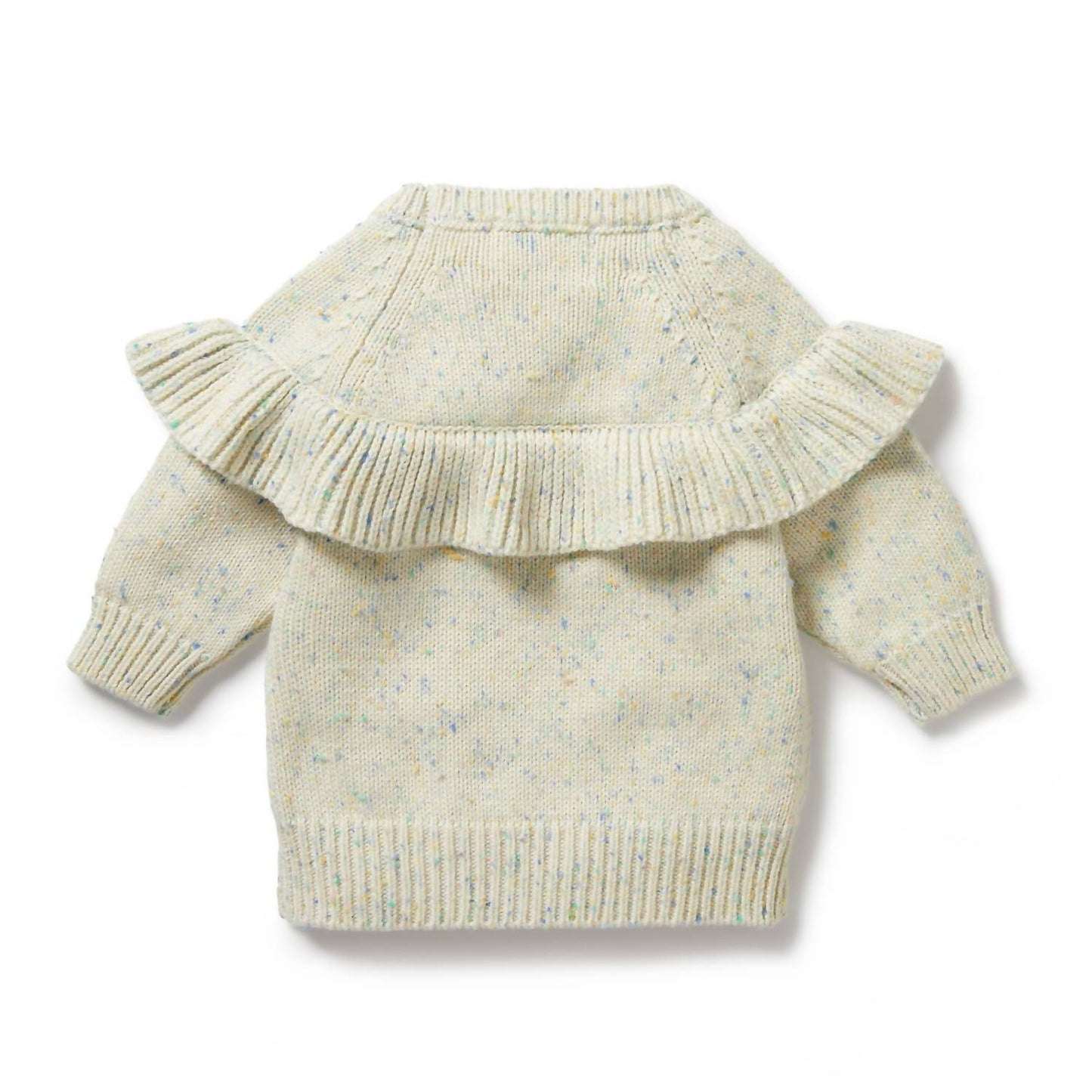 Gestrickter Rüschenpullover für Kinder