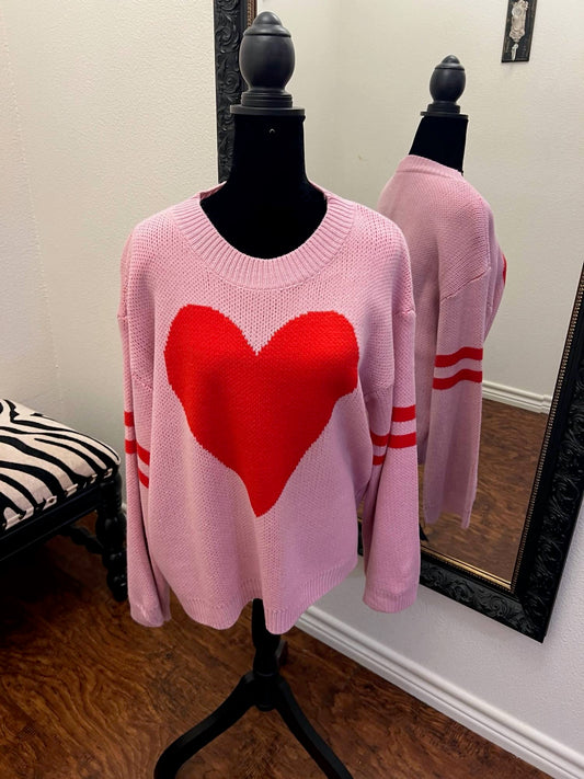 Women's Heart Sweater