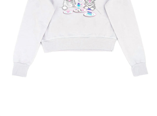 Mädchen Hündchen Party Sweatshirt