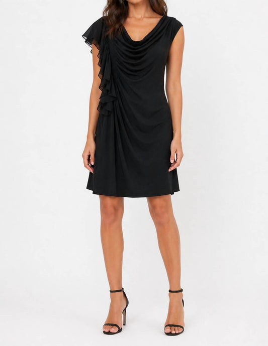 Cowl Neck Mini Dress