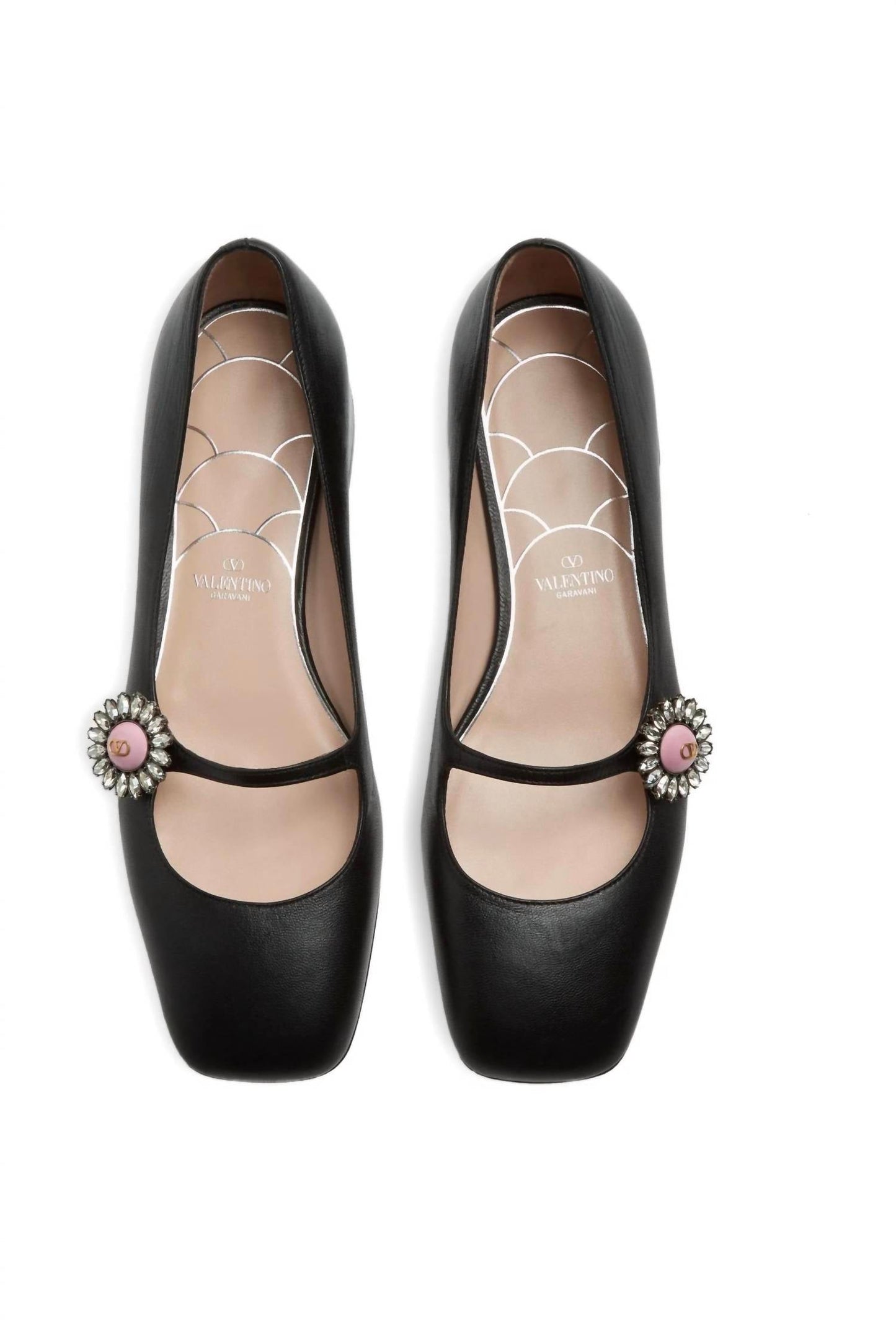 Damen-Ballerina Mary Jane aus Leder