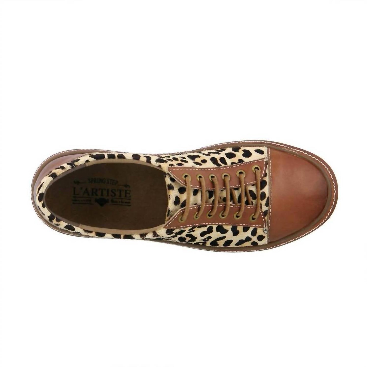 Women's Libbi Leopard Lace Up Shoes