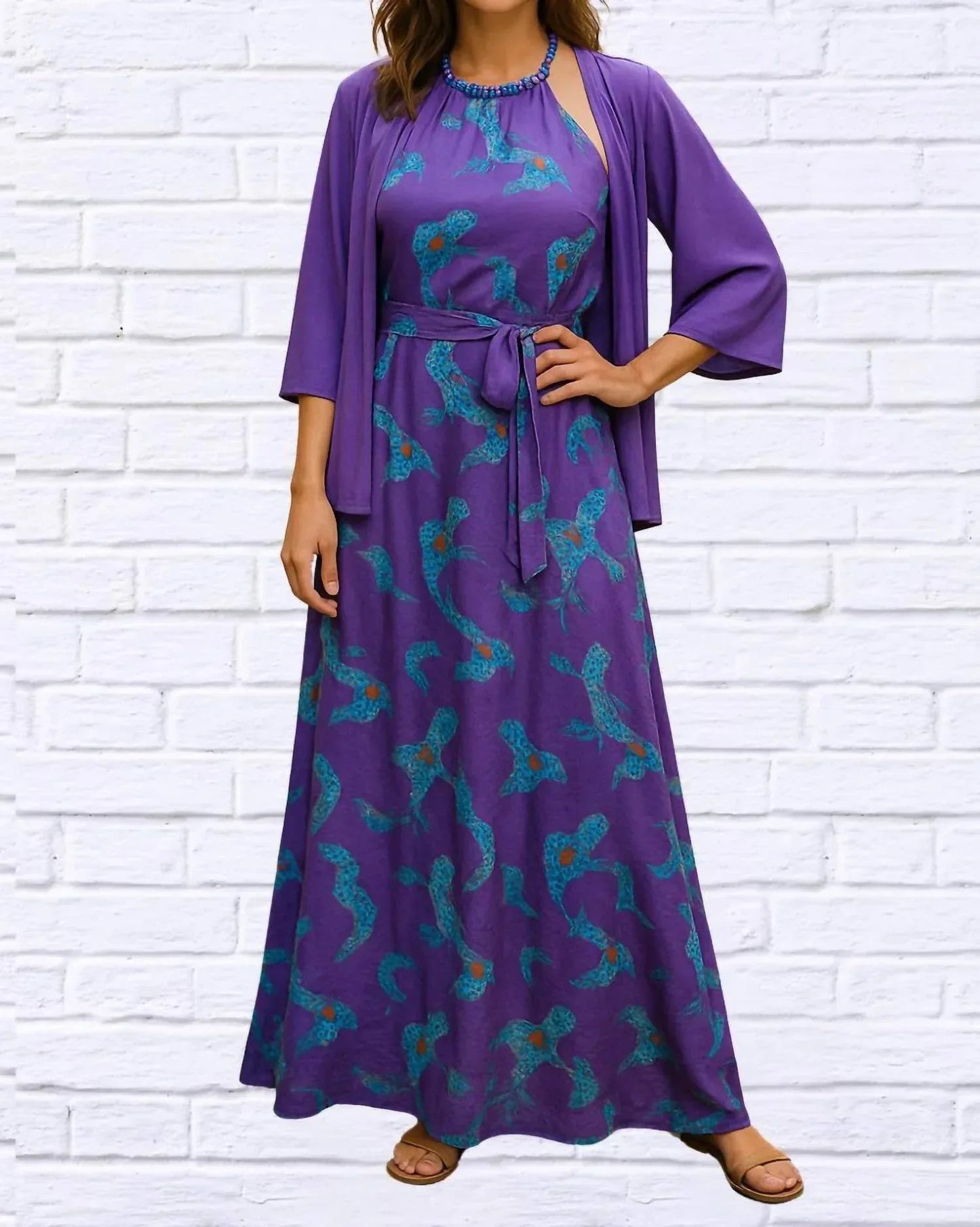 Sibella Maxi Chiffon Dress