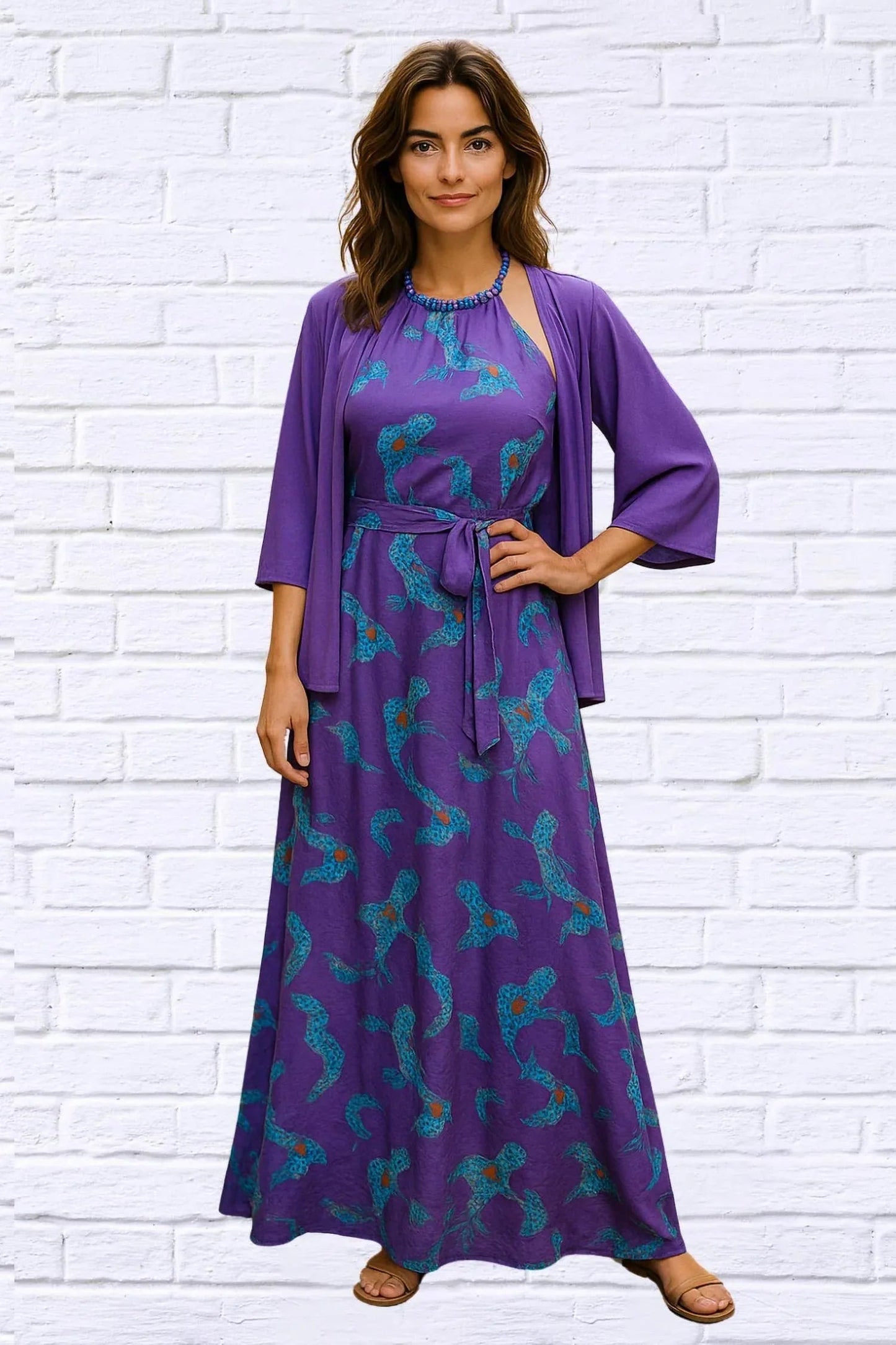 Sibella Maxi Chiffon Dress