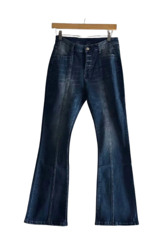 Women's High Waisted Flared Jeans