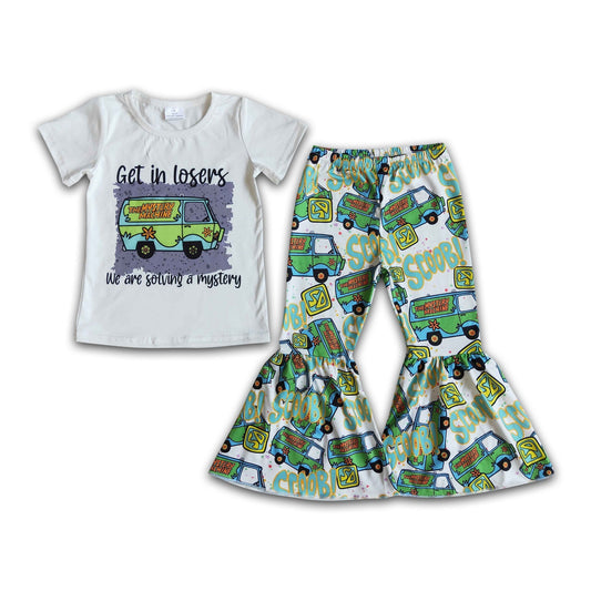 Rein mit euch, ihr Verlierer, wir lösen ein Geheimnis – Shirt, Hose, Kinderbekleidungsset für Mädchen