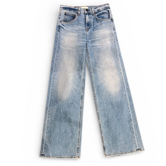 Women's Pistachio Slim Wide Leg Jean