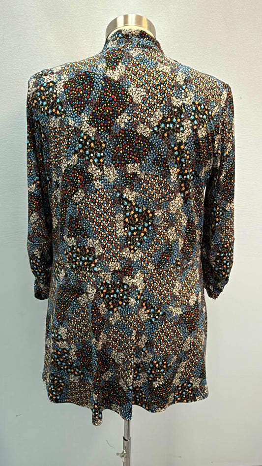 Women's Kima Blouse With Solid Cami Set