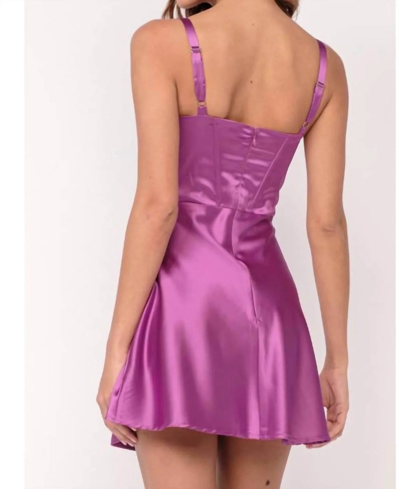 The Reece Satin Mini Dress