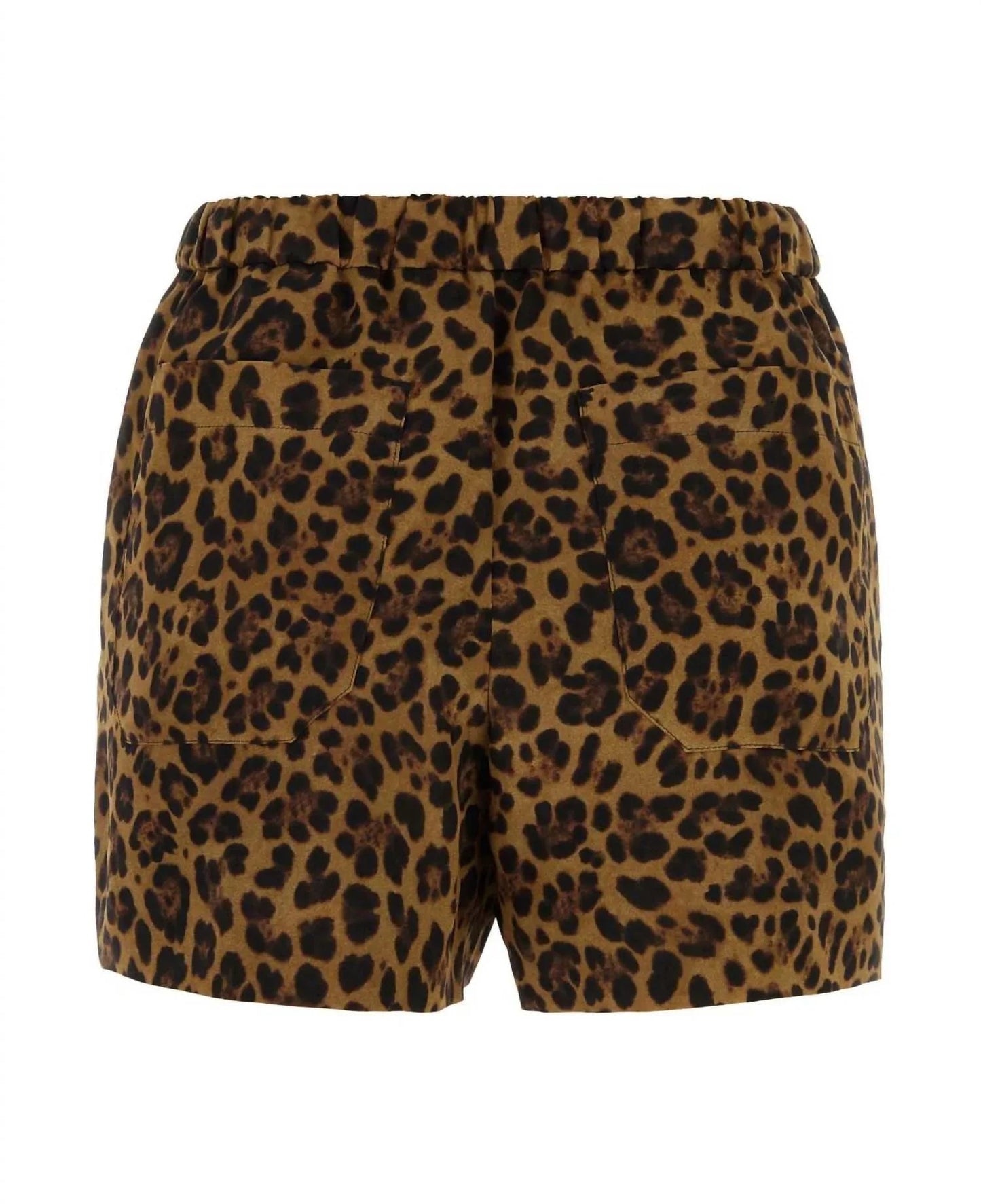 Bedruckte Escape-Shorts aus Crêpe für Damen
