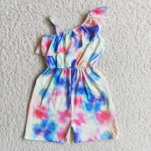 Mädchen Tie-Dye-Jumpsuit