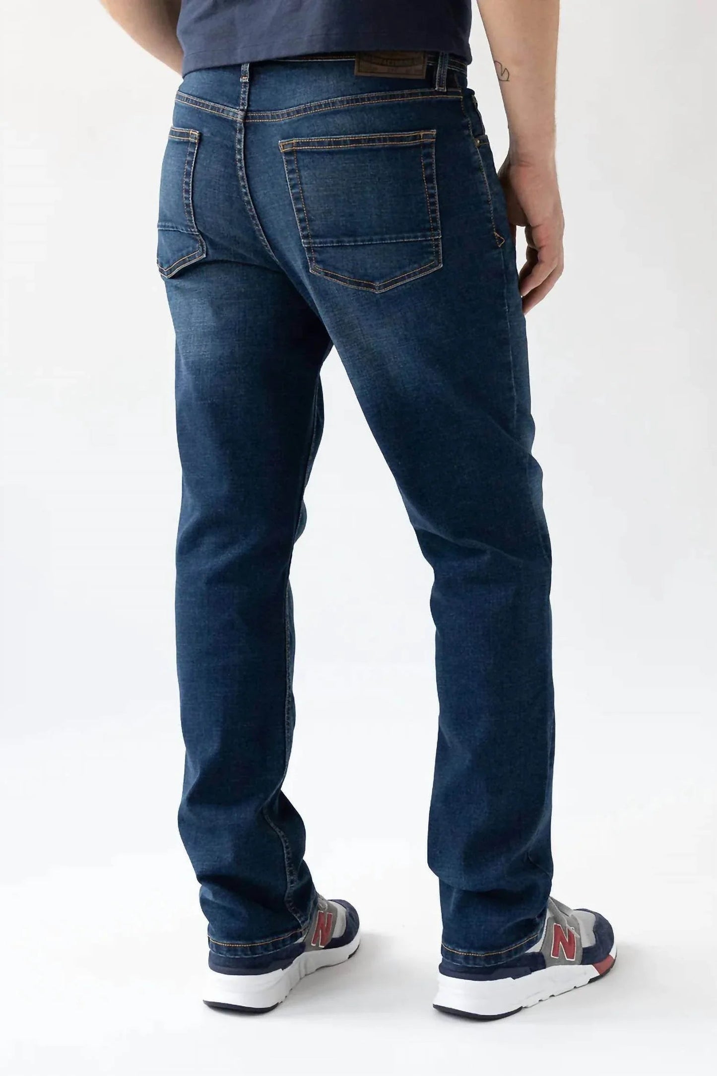 Relaxed Straight Leg Jeans