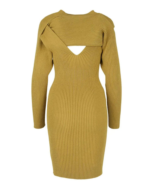 Women's Ribbed-knit Dress