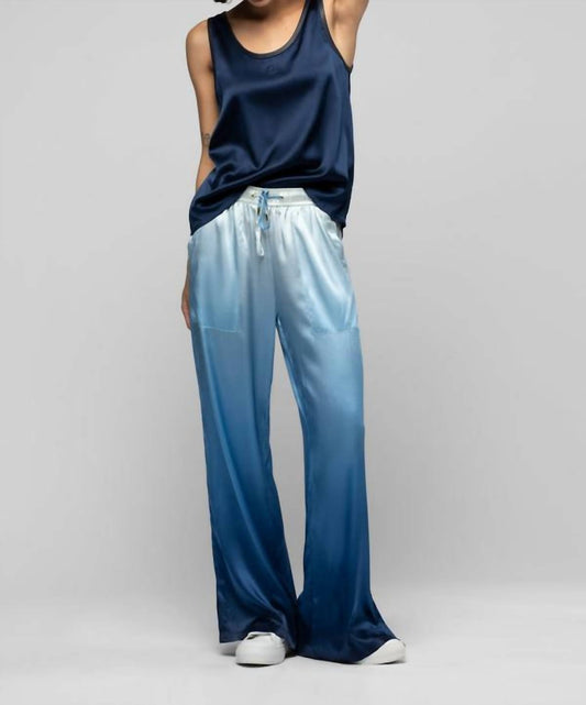 Baimy Wide Leg Silk Pants