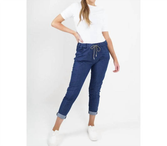 Italian Denim Look Stretch Magic Pants
