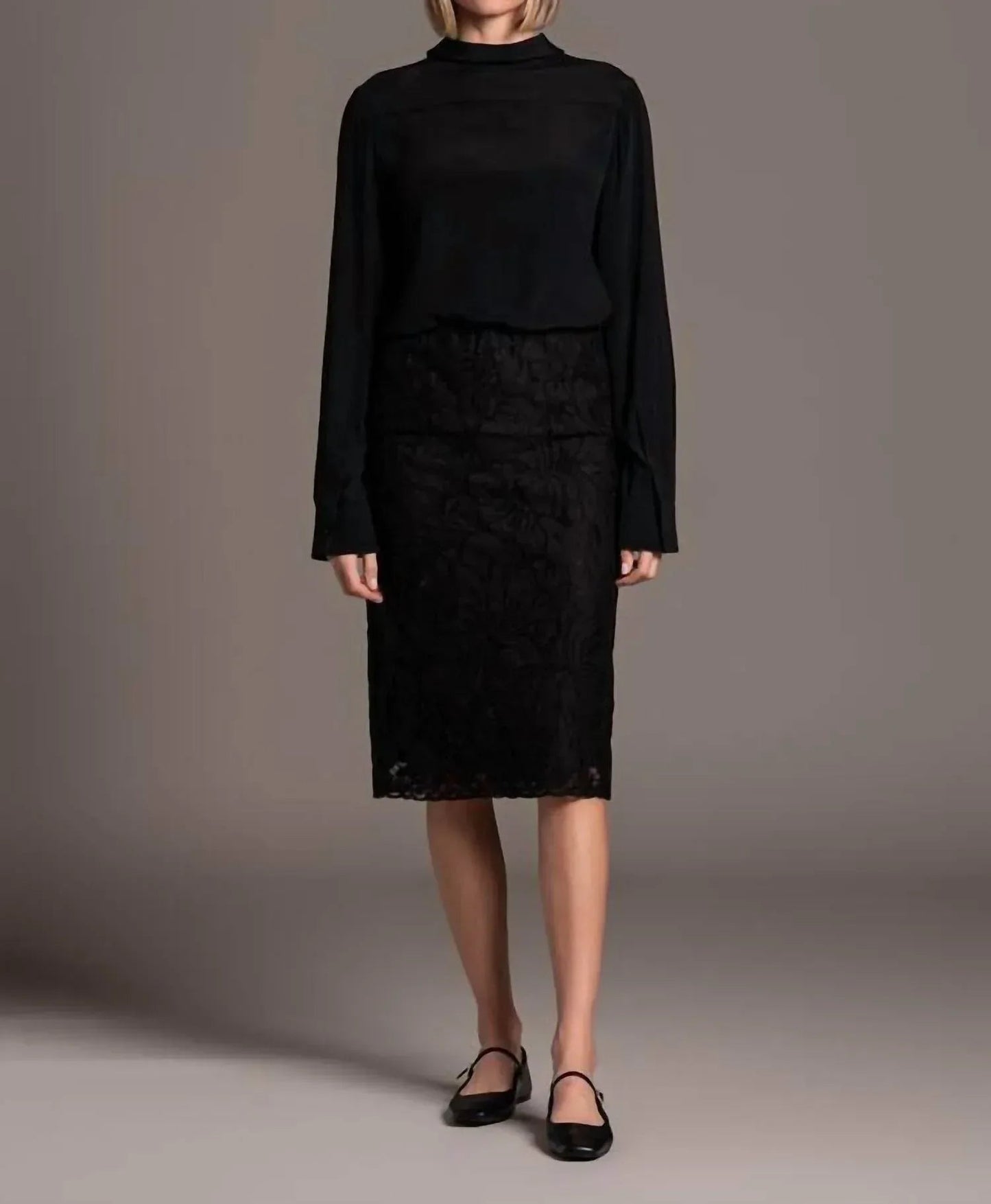 Ruffle Back Blouse