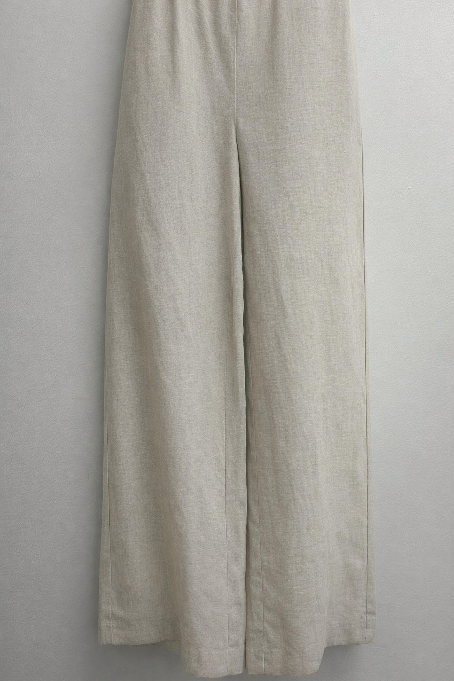 Klassische Leinenhose mit weitem Bein