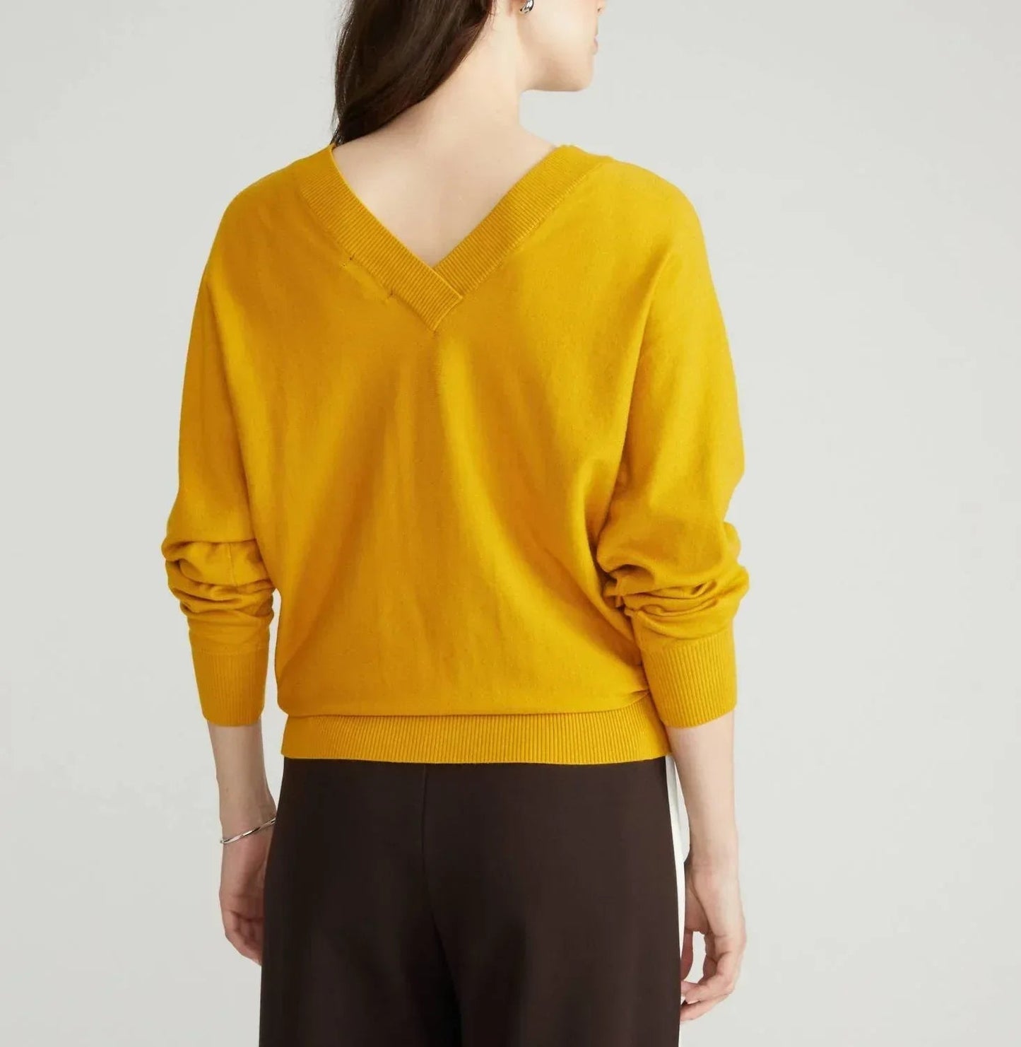 Savvy Fine Knit Sweater Blouse