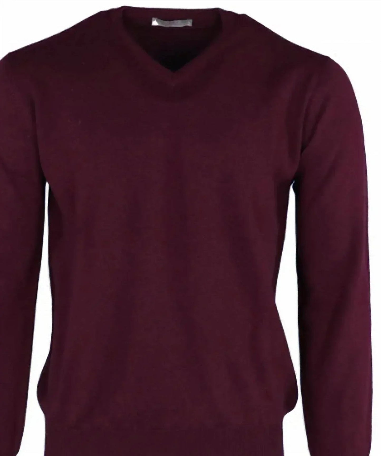 Herren-V-Neck-Oberteil aus reinem Kaschmir